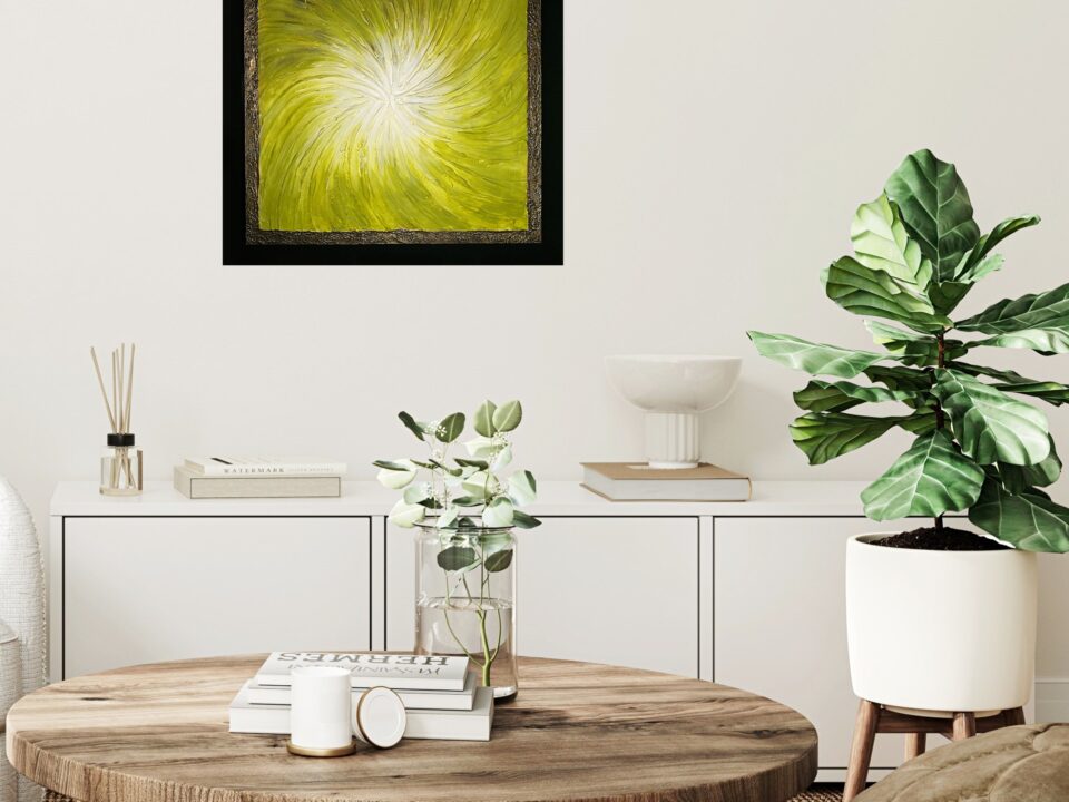 3D-Bild mit Struktur im Raum namens Wüstenblume