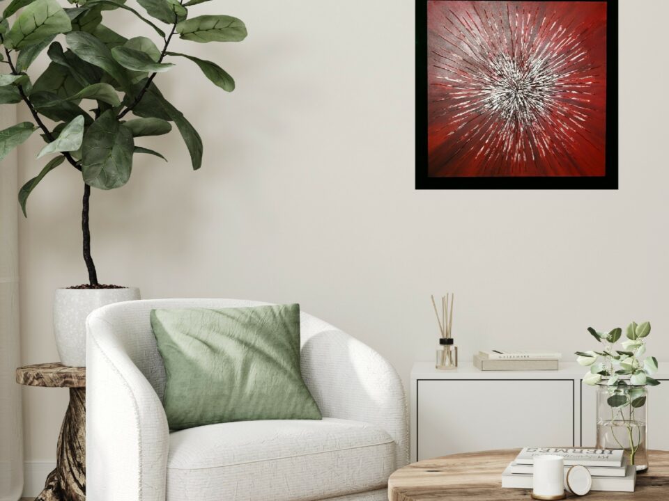 3D-Bild vergoldet im Raum namens Taraxacum